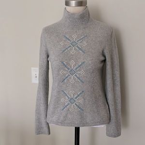 💯% KASHMIR  LANDS’END SWEATER